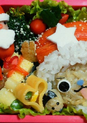 クリスマスチョッパーサンタ☆キャラ弁-レシピのメイン写真