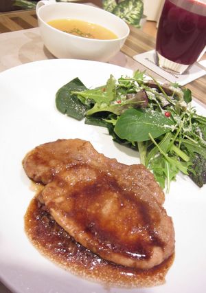 ポークステーキ♥ビネガー＆赤ワインソース-レシピのメイン写真