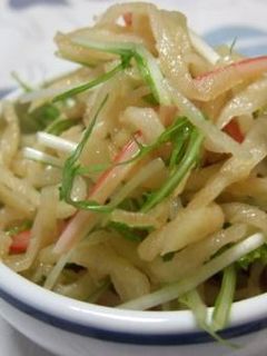 簡単!切干大根と水菜のサラダ-レシピのメイン写真
