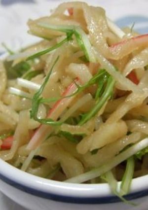 簡単！切干大根と水菜のサラダ-レシピのメイン写真