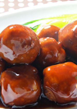 お肉が美味い!肉団子の甘酢あんかけ-レシピのメイン写真