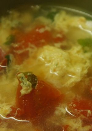 トマトと玉子のスープ-レシピのメイン写真