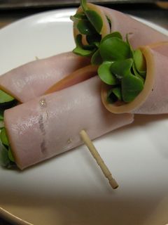 お弁当に♪ハムかいわれ巻き♪-レシピのメイン写真