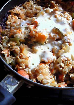 フライパンで簡単カレーミルクピラフ-レシピのメイン写真