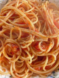 トマトソースのスパゲッティ-レシピのメイン写真