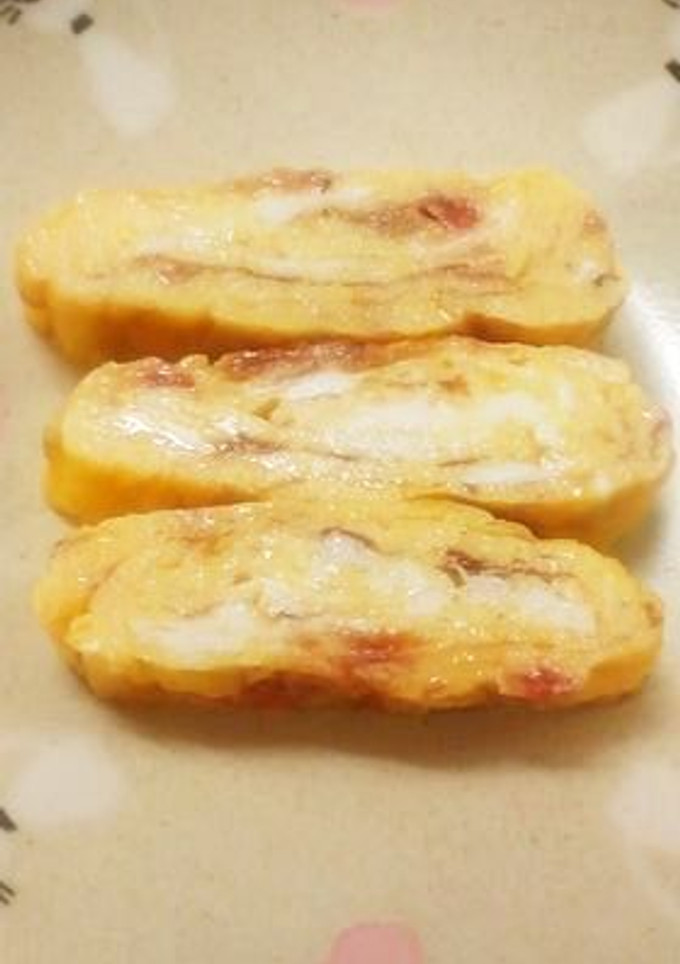 梅はちみつの卵焼き-レシピのメイン写真