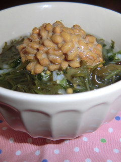 納豆乗せ♪とろとろお茶漬け -レシピのメイン写真