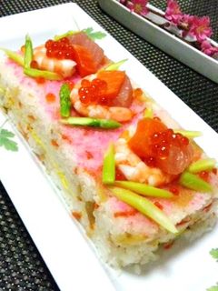 ちらし寿司ケーキ-レシピのメイン写真