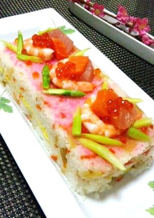 ちらし寿司ケーキ-レシピのメイン写真
