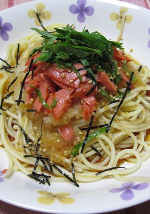 塩鮭と大根おろしの冷製パスタ-レシピのメイン写真