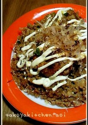 【たこ焼き05】たこ焼きチャーハン-レシピのメイン写真