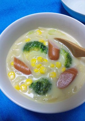 サラダ不要♪Ｗコーンの食べるスープ☆-レシピのメイン写真