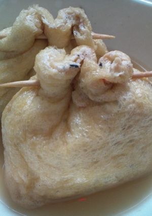 ひじきの煮物で巾着煮-レシピのメイン写真