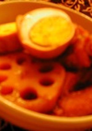 鶏手羽とゆで卵の黒酢煮-レシピのメイン写真