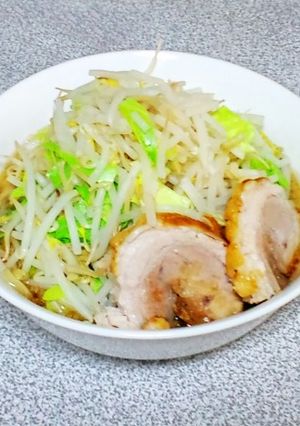 自宅でラーメン二郎（家二郎） 簡易版-レシピのメイン写真