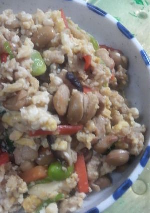 肉なし!納豆炒り豆腐♪-レシピのメイン写真