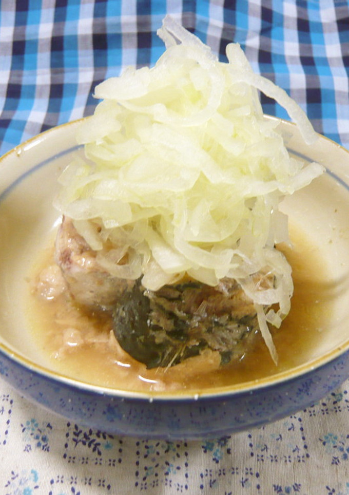 ★さば水煮のたまねぎ添え★-レシピのメイン写真