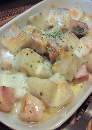 長芋と厚切りベーコンのコロコロチーズ焼き-レシピのメイン写真