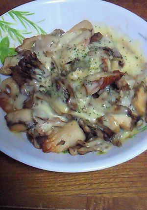 まいたけのチーズ焼き-レシピのメイン写真