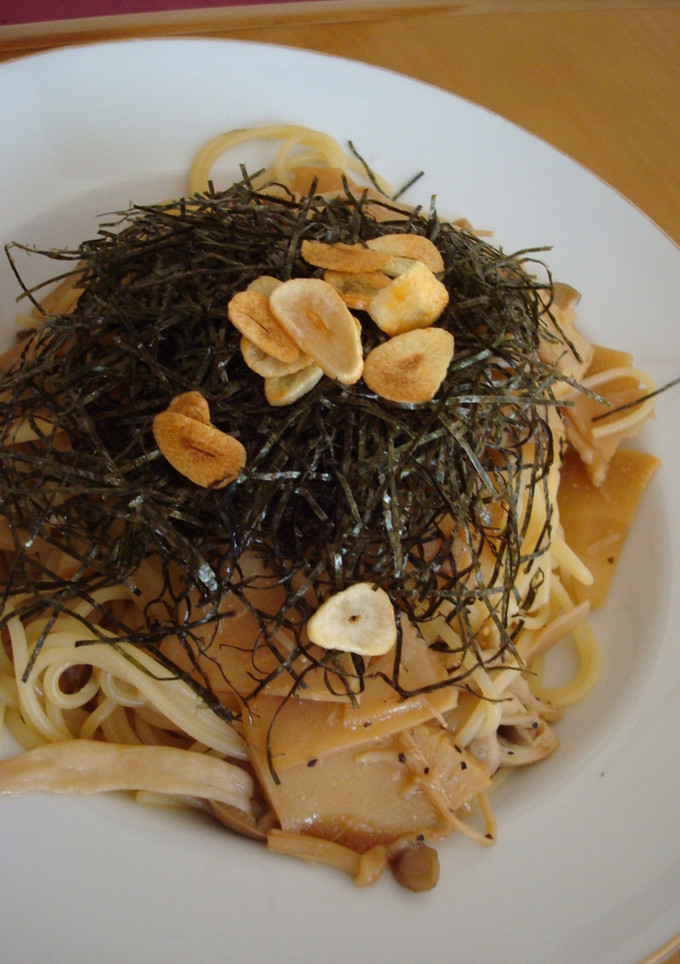 筍と茸の和風パスタ-レシピのメイン写真