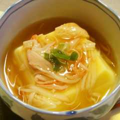 รูปของ たまご豆腐カニカマあんかけ