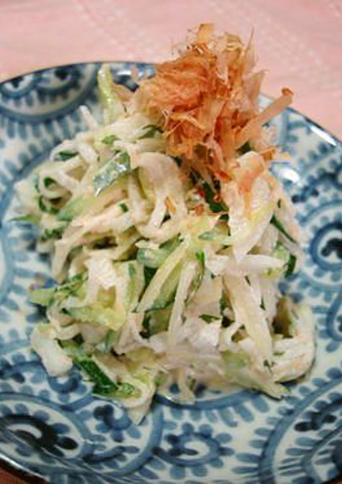 大根ときゅうりの　たらこマヨサラダ。-レシピのメイン写真