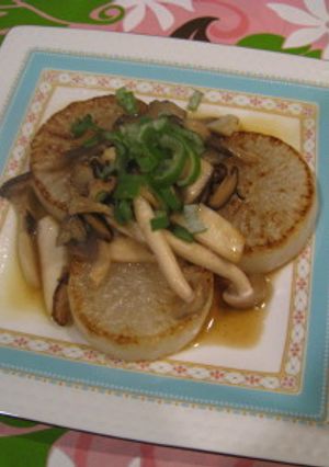 大根ステーキ(きのこソース)-レシピのメイン写真