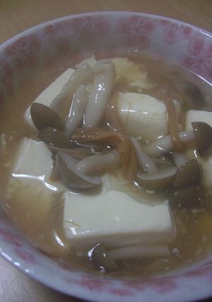 豆腐のなめたけあんかけ-レシピのメイン写真