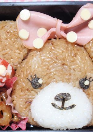 簡単♬人気のプリンちゃん✿キャラ弁-レシピのメイン写真