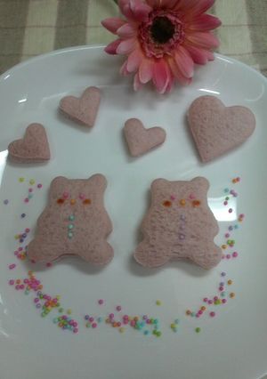 ひな祭り☆ホワイトデーにも♡ピンクのくま-レシピのメイン写真