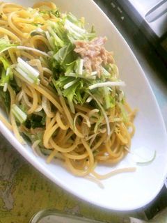 10分で完成、ヘルシーな和風パスタ-レシピのメイン写真