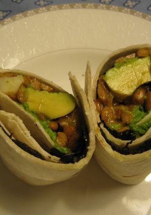 納豆とアボガドで和風Wrap-レシピのメイン写真