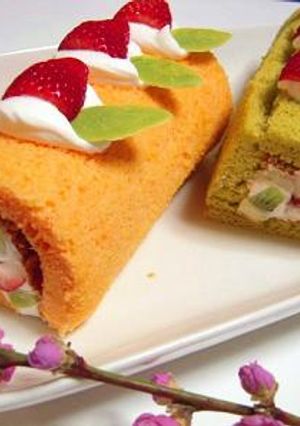 ホットケーキミックスで簡単ロールケーキ-レシピのメイン写真