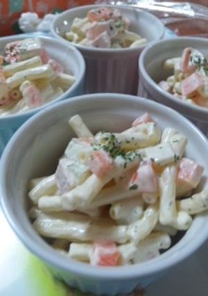 春色♪お花畑マカロニサラダ♪-レシピのメイン写真