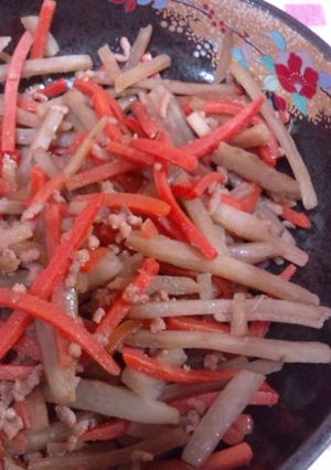 ☆冷凍ごぼうにんじんミックス☆きんぴら☆-レシピのメイン写真
