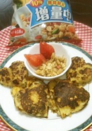 フルグラ＆パン粉で朝食フレンチトースト-レシピのメイン写真