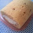 春の香り☆桜餅なロールケーキ♪