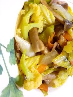アジアン風味の野菜炒め-レシピのメイン写真