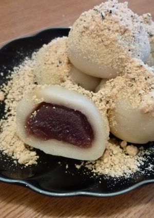 もっちもち。。豆腐あん団子＊-レシピのメイン写真