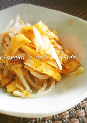 もやしと錦糸卵の山椒和え-レシピのメイン写真