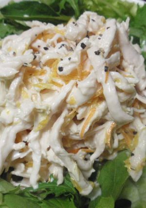 鶏のオレンジ風味サラダ♪-レシピのメイン写真