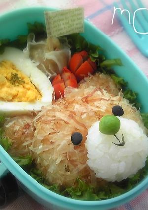 簡単キャラ弁！くまさんおにぎり!-レシピのメイン写真