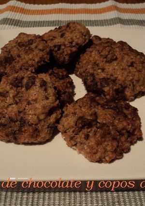 チョコチップ入りオートミールクッキー-レシピのメイン写真