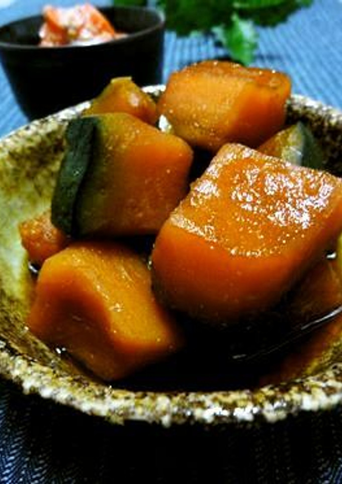 おばあちゃんのかぼちゃの煮物　～黒糖使用-レシピのメイン写真
