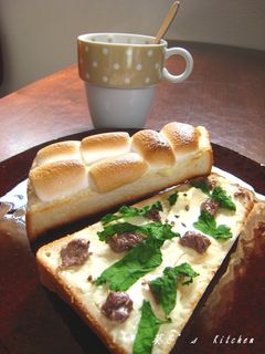 クリームチーズで2種のトースト♪-レシピのメイン写真
