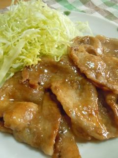 こっくり甘辛の豚の生姜焼き-レシピのメイン写真