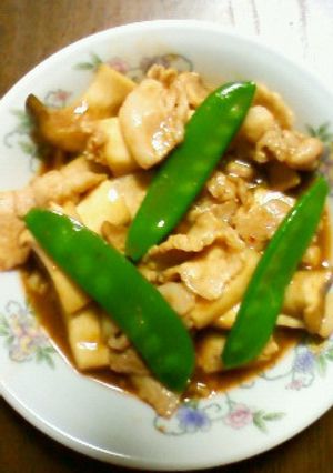 エリンギと豚肉のピリ辛みそ炒め-レシピのメイン写真