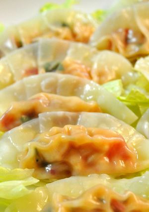 海老と蓮根の甘辛水餃子★-レシピのメイン写真