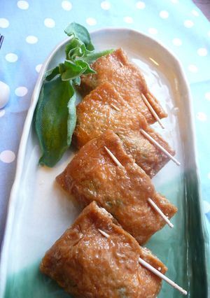 豆腐しそチーズ油揚げの簡単おつまみ-レシピのメイン写真