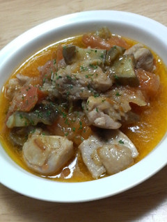 鶏肉のトマト煮-レシピのメイン写真